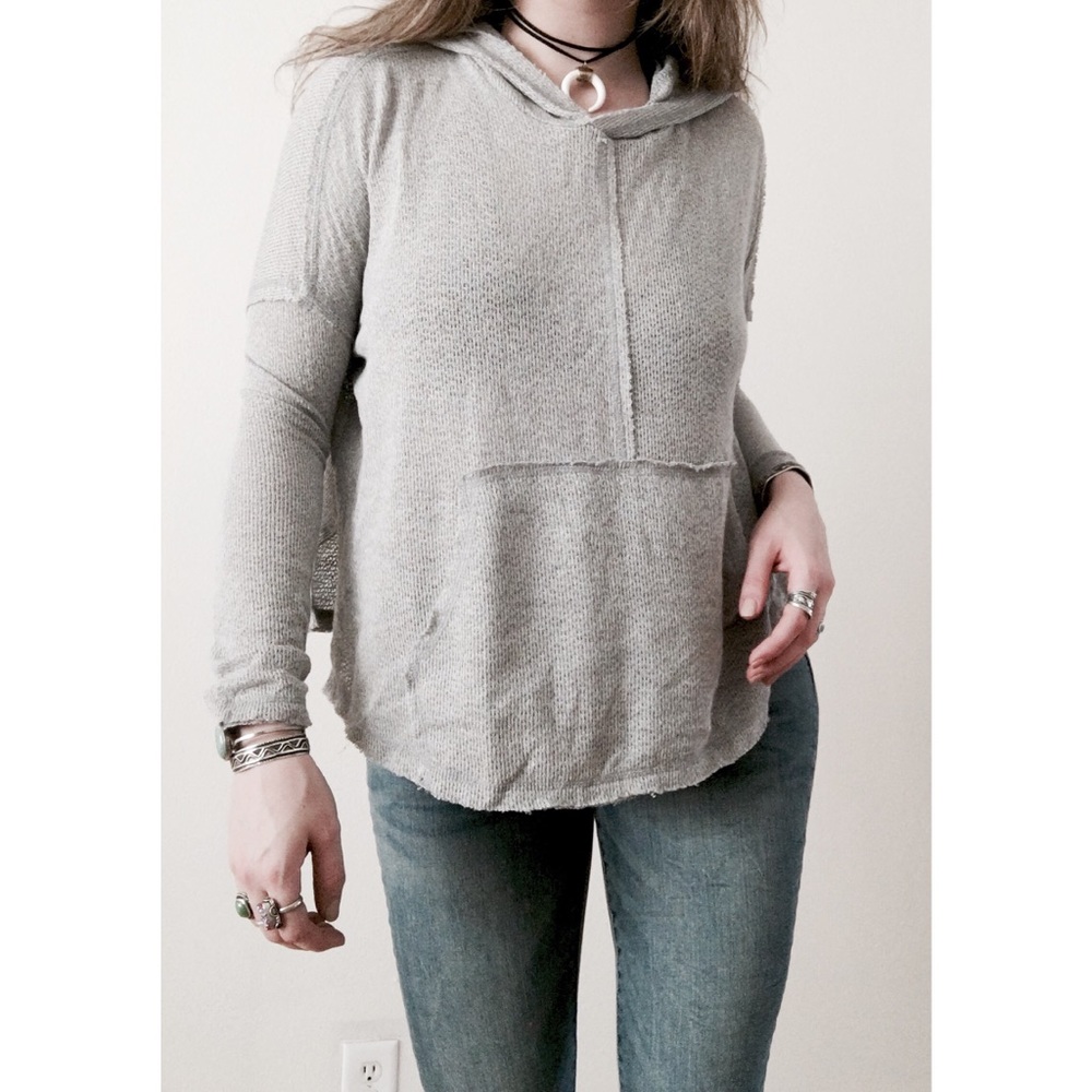 Lightweight Oversized Pullover Hoodie Sweater
